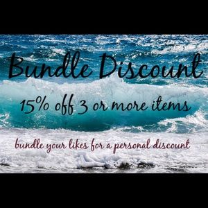 Bundle discount sale